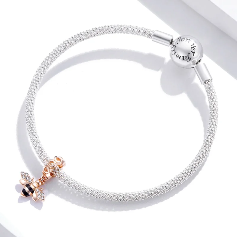 (imagem para) Charm Pendente Abelhinha estilo Pandora Rose - BSC370 - Visualizar 3