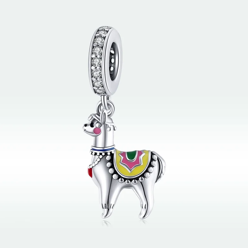 (imagem para) Charm Pendente Alpaca Fofa estilo Pandora - SCC1737 - Visualizar 5