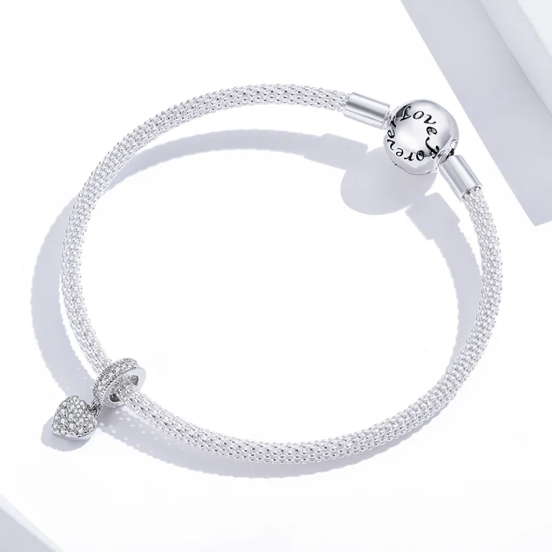(imagem para) Charm Pendente Amor brilhante estilo Pandora - BSC211 - Visualizar 2