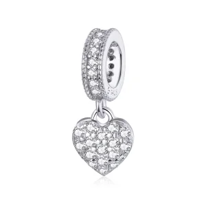 (imagem para) Charm Pendente Amor brilhante estilo Pandora - BSC211