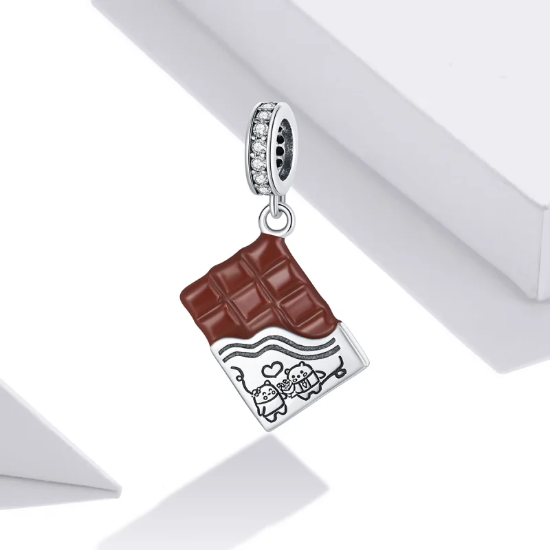 (imagem para) Charm Pendente Amor de Chocolate estilo Pandora - SCC1782 - Visualizar 2