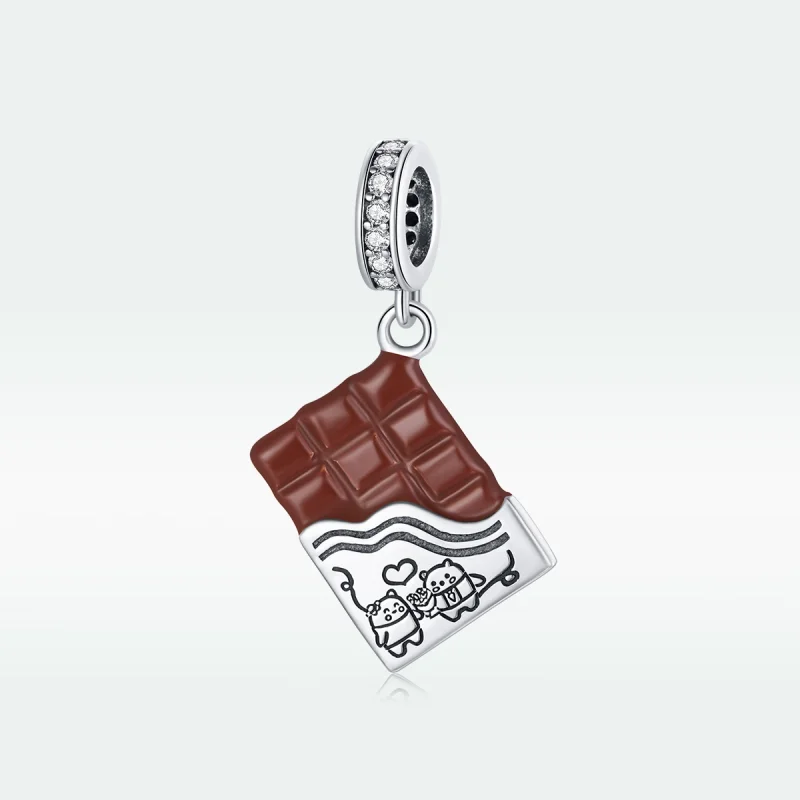 (imagem para) Charm Pendente Amor de Chocolate estilo Pandora - SCC1782 - Visualizar 5