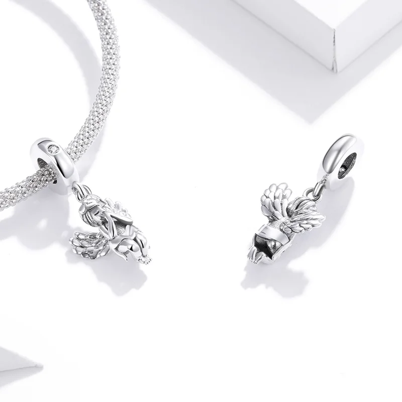 (imagem para) Charm Pendente Anjinho estilo Pandora - SCC1686 - Visualizar 4