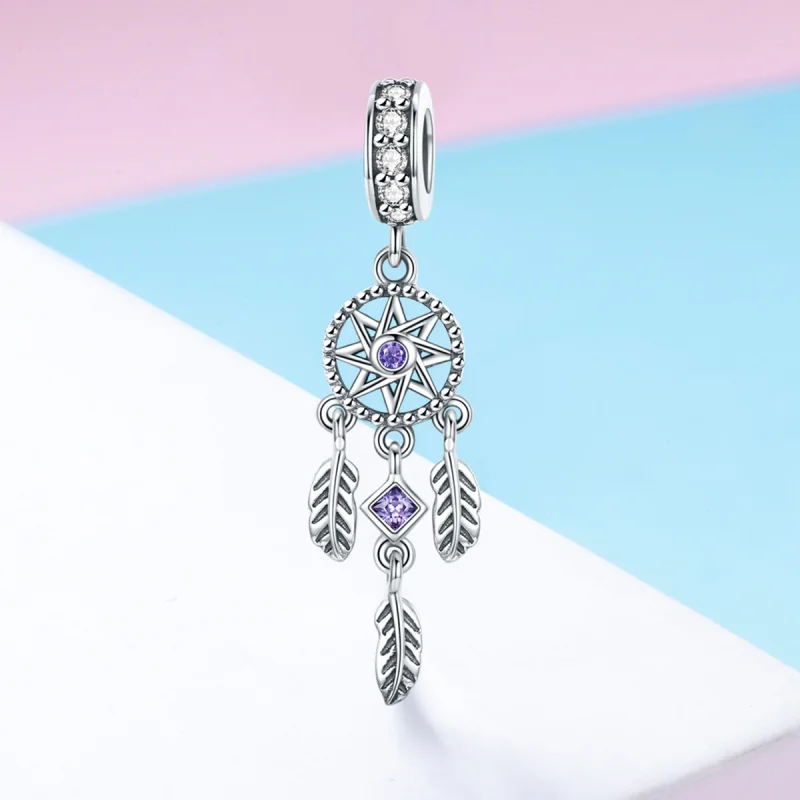 (imagem para) Charm Pendente Apanhador de Sonhos estilo Pandora - SCC841 - Visualizar 2