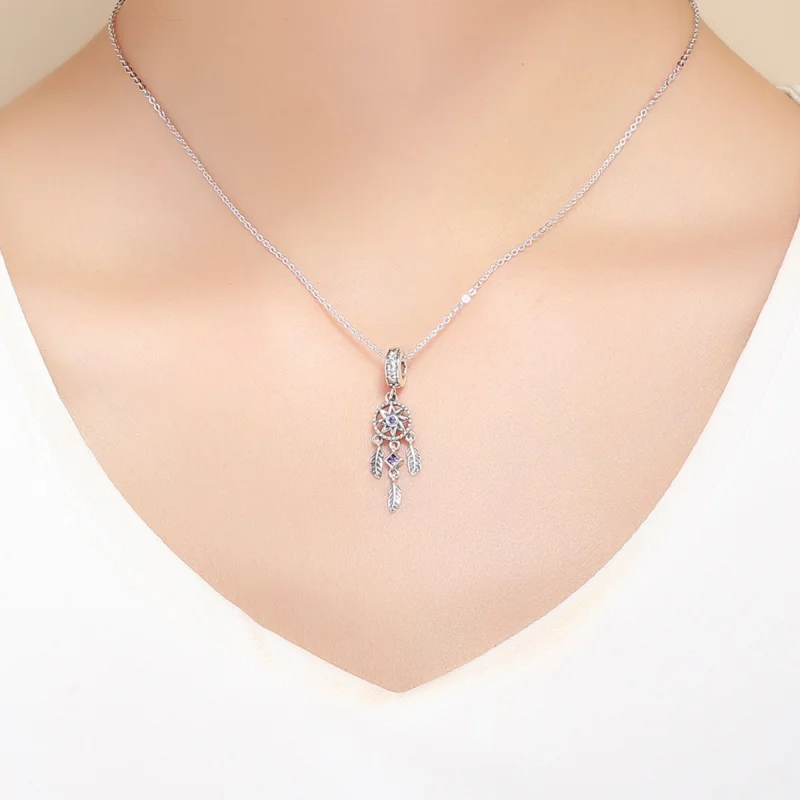 (imagem para) Charm Pendente Apanhador de Sonhos estilo Pandora - SCC841 - Visualizar 5