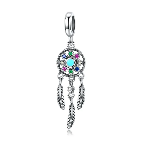 (imagem para) Charm Pendente Apanhador de Sonhos estilo Pandora - SCC961