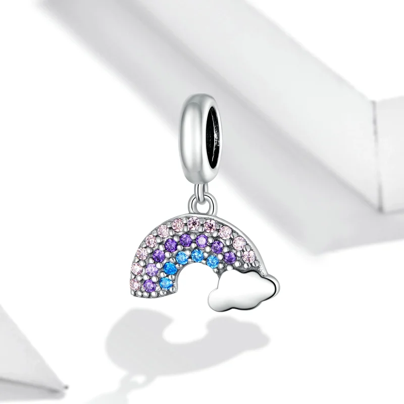 (imagem para) Charm Pendente Arco-íris colorido estilo Pandora - SCC1625 - Visualizar 2