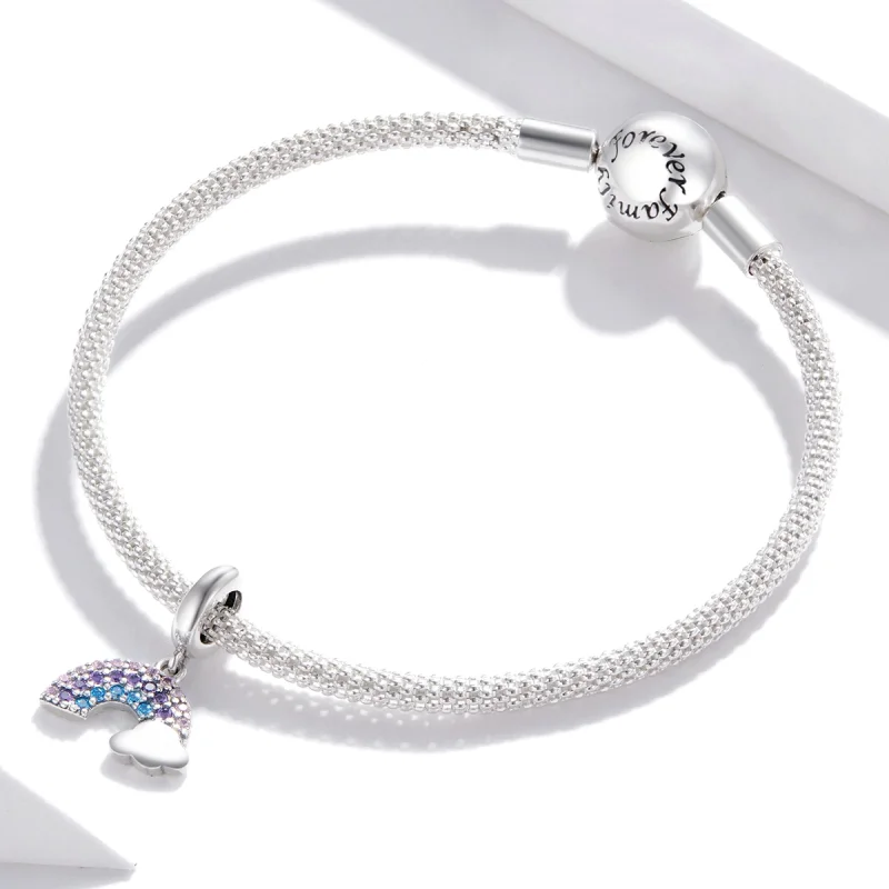 (imagem para) Charm Pendente Arco-íris colorido estilo Pandora - SCC1625 - Visualizar 3