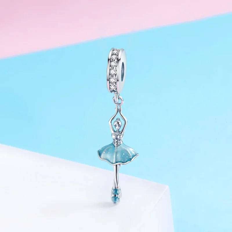 (imagem para) Charm Pendente Bailarina estilo Pandora - SCC514 - Visualizar 3