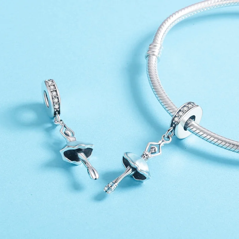 (imagem para) Charm Pendente Bailarina estilo Pandora - SCC514 - Visualizar 5