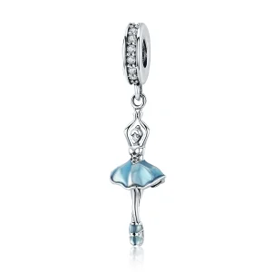 (imagem para) Charm Pendente Bailarina estilo Pandora - SCC514