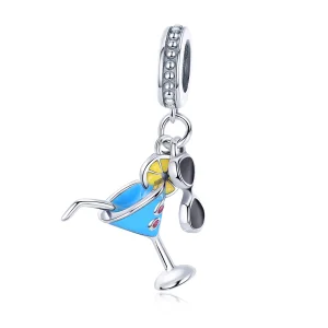 (imagem para) Charm Pendente Bebidas geladas de verão estilo Pandora - SCC698