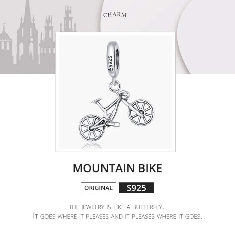 (imagem para) Charm Pendente Bicicleta estilo Pandora - BSC384 - Visualizar 6