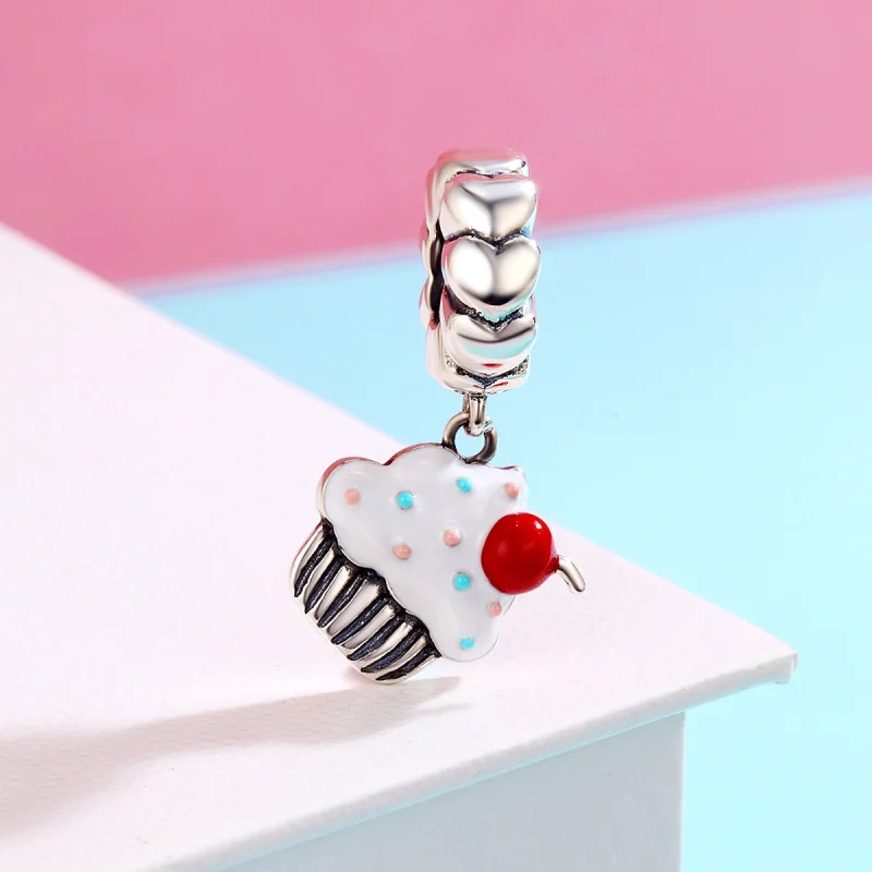 (imagem para) Charm Pendente Bolos de copo estilo Pandora - SCC350 - Visualizar 3