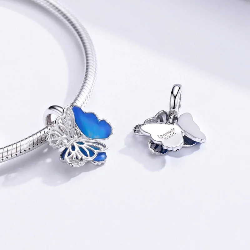 (imagem para) Charm Pendente Borboleta estilo Pandora - BSC149 - Visualizar 4