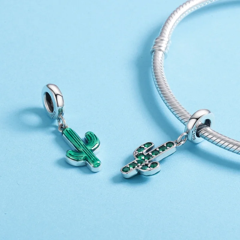 (imagem para) Charm Pendente Cacto Fresco estilo Pandora - SCC515 - Visualizar 5