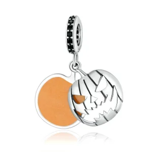 (imagem para) Charm Pendente Cara sorridente de abóbora malvada de Halloween estilo Pandora - SCC1620