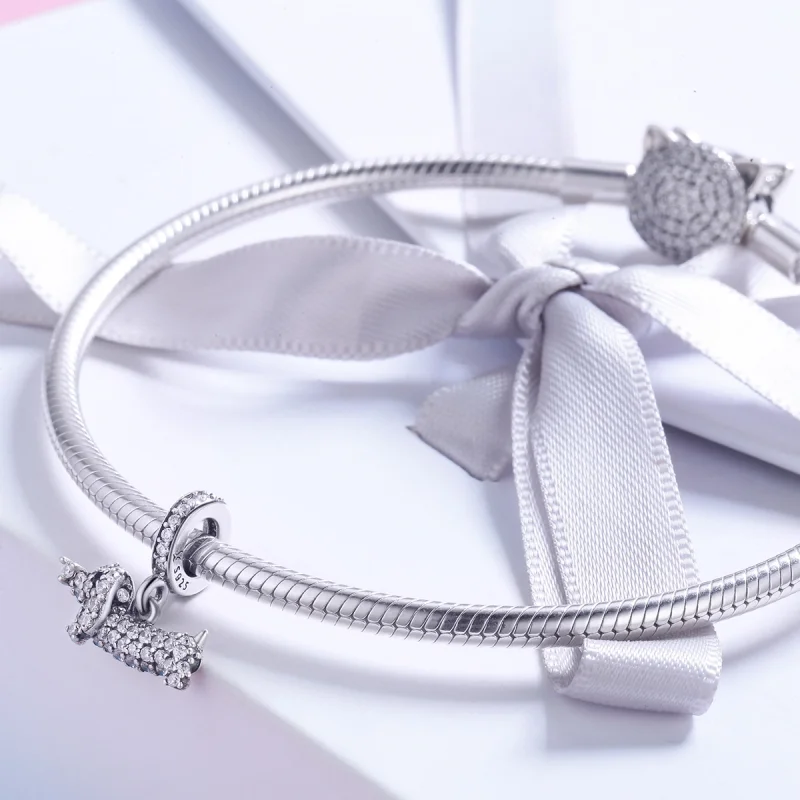 (imagem para) Charm Pendente Cão Salsicha estilo Pandora - SCC709 - Visualizar 4