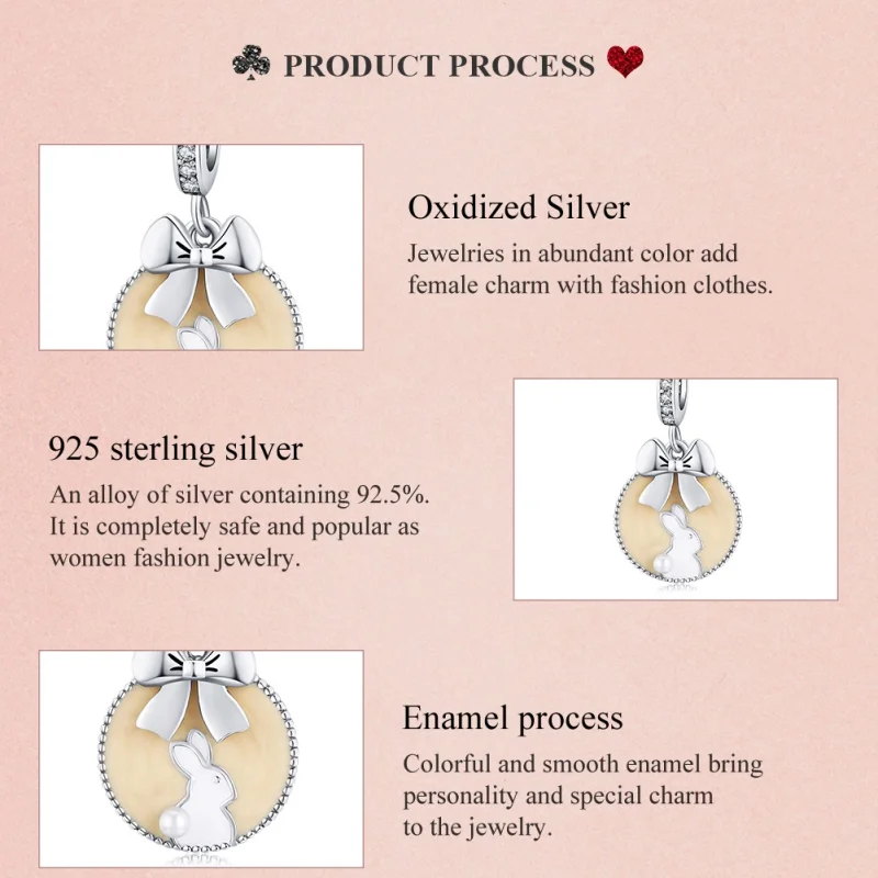 (imagem para) Charm Pendente Coelho life Pandora - SCC1439 - Visualizar 8