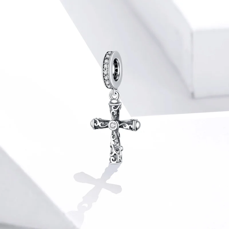 (imagem para) Charm Pendente Cruz Vintage estilo Pandora - BSC313 - Visualizar 2