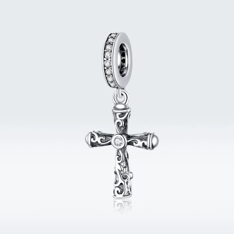(imagem para) Charm Pendente Cruz Vintage estilo Pandora - BSC313 - Visualizar 5
