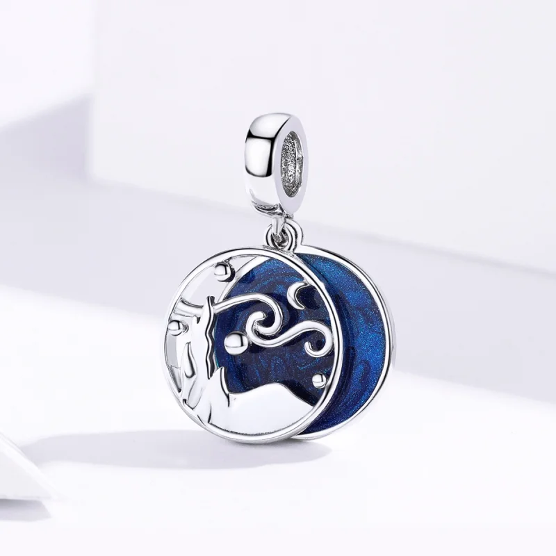 (imagem para) Charm Pendente Céu estrelado estilo Pandora - SCC1389 - Visualizar 2