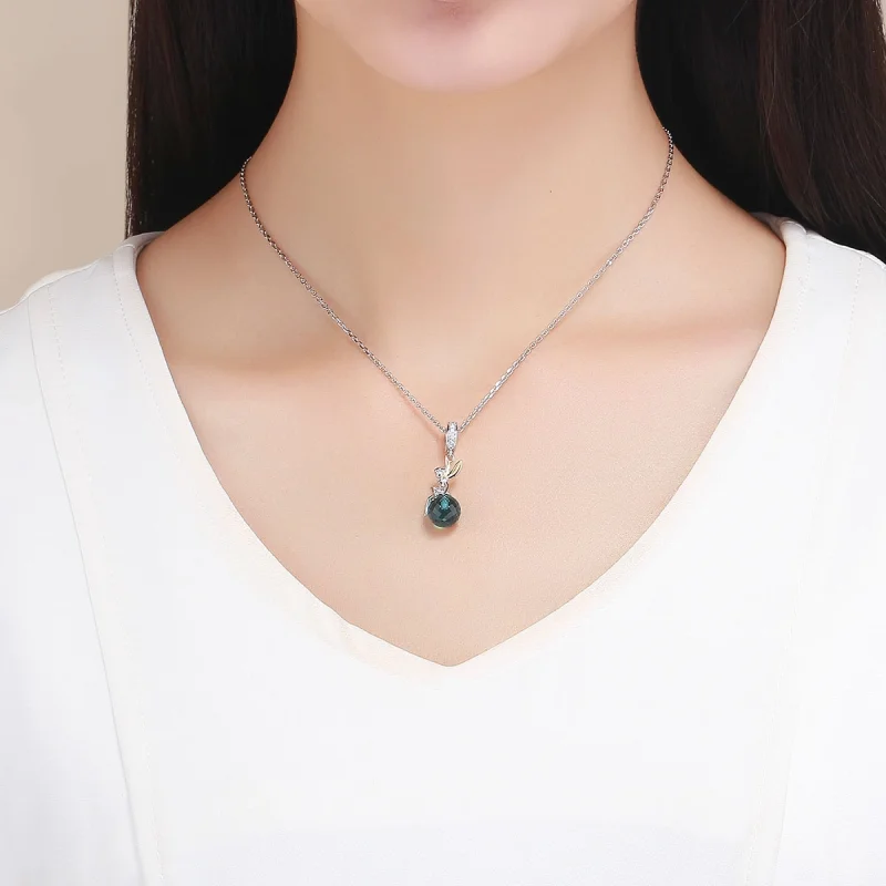 (imagem para) Charm Pendente Dois tons Elf Planet estilo Pandora - BSC056 - Visualizar 5