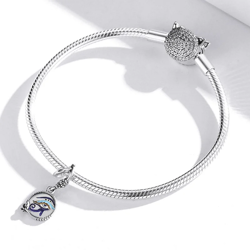 (imagem para) Charm Pendente Egito - Olhos Gêmeos estilo Pandora - SCC1857 - Visualizar 3