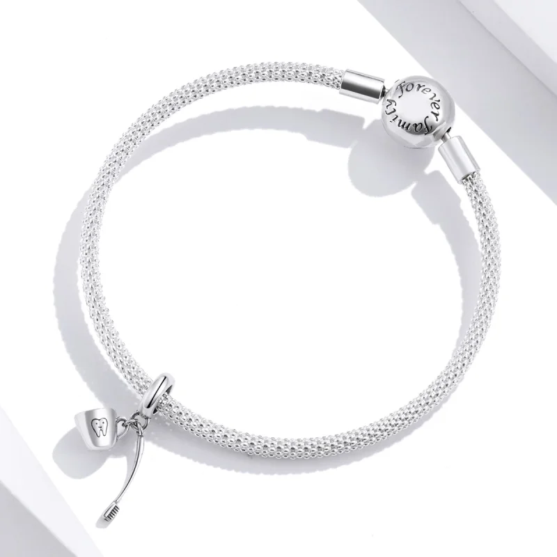 (imagem para) Charm Pendente Escova de dente e copo estilo Pandora - SCC1597 - Visualizar 4