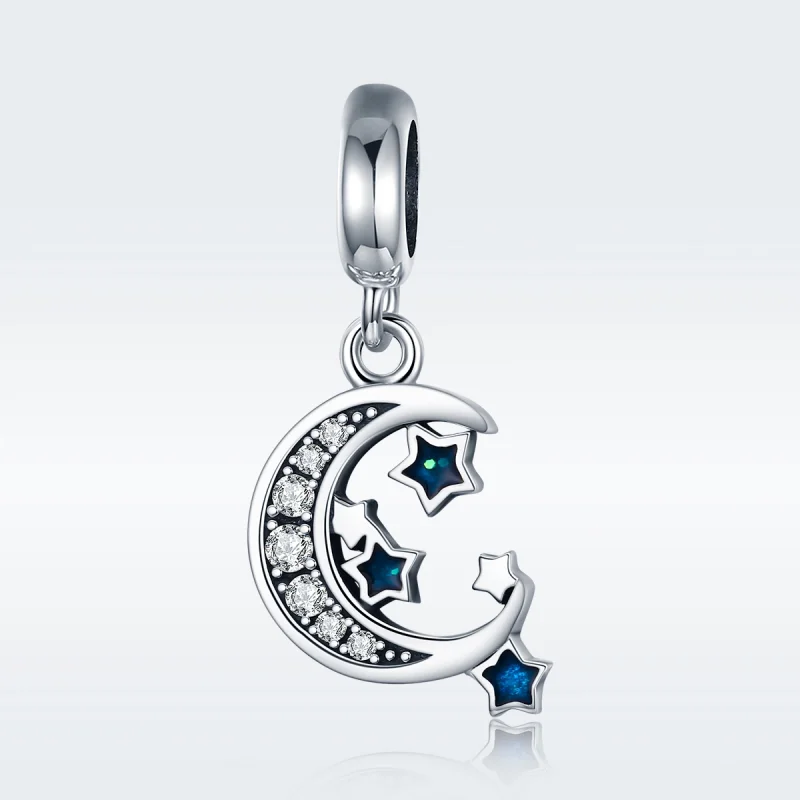 (imagem para) Charm Pendente Estrelas brilhantes estilo Pandora - SCC639 - Visualizar 2