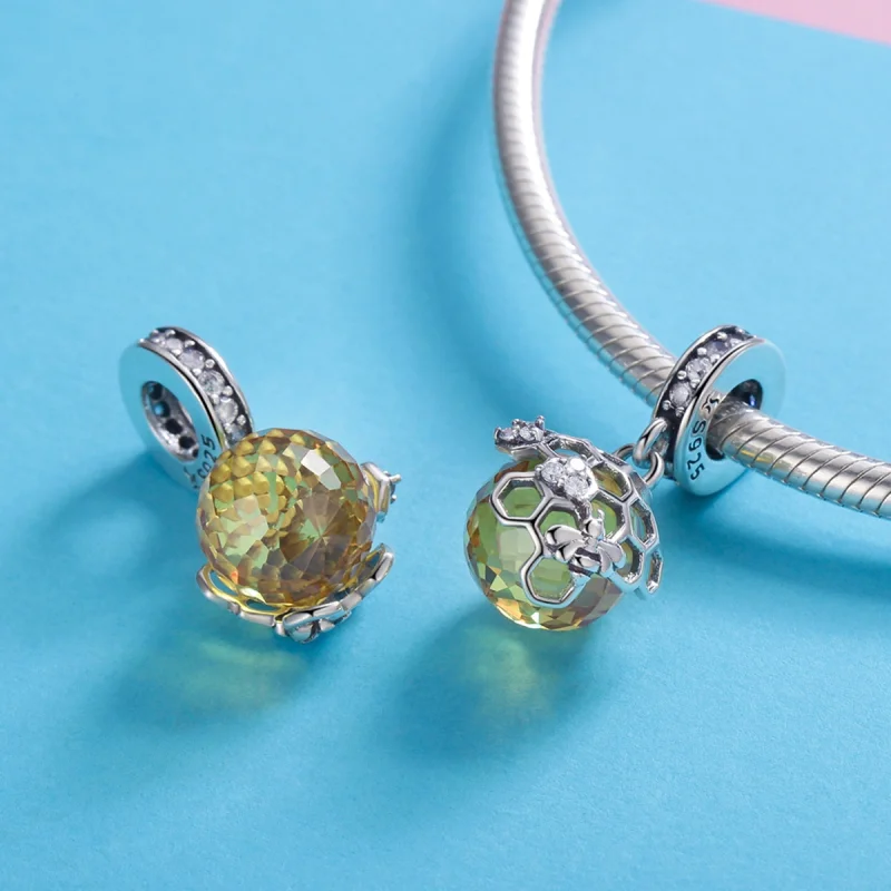 (imagem para) Charm Pendente Favo de mel estilo Pandora - SCC879 - Visualizar 4