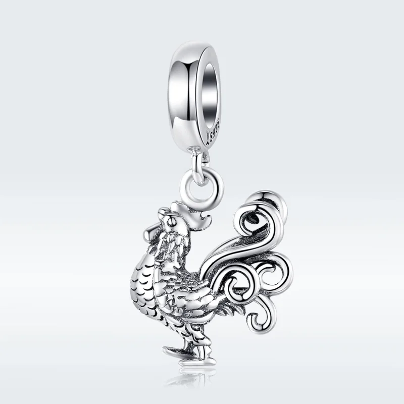 (imagem para) Charm Pendente Galo valente estilo Pandora - SCC1337 - Visualizar 5