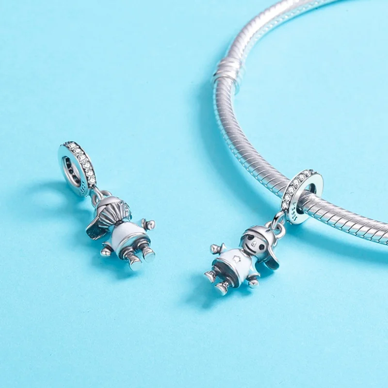 (imagem para) Charm Pendente Garotinho vida perfeita estilo Pandora - SCC544 - Visualizar 6