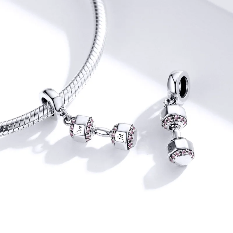 (imagem para) Charm Pendente Haltere estilo Pandora - SCC1340 - Visualizar 4