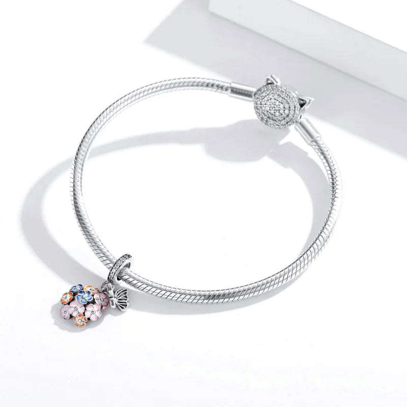 (imagem para) Charm Pendente Jardim colorido estilo Pandora - SCC1702 - Visualizar 3