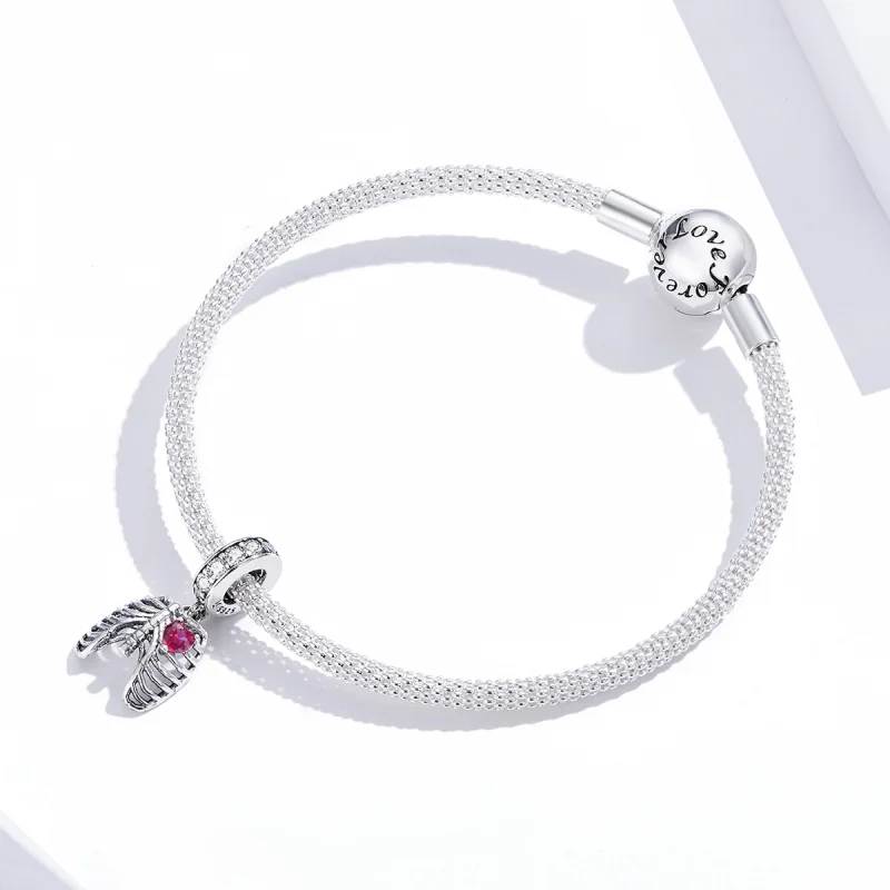 (imagem para) Charm Pendente Juramento de amor estilo Pandora - SCC1459 - Visualizar 2