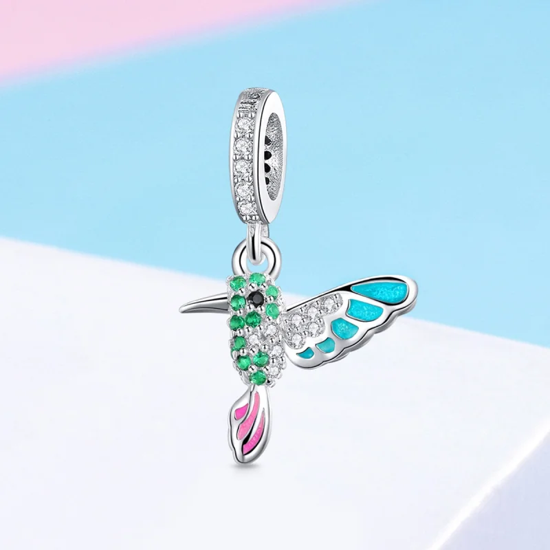 (imagem para) Charm Pendente Kingfisher estilo Pandora - SCC991 - Visualizar 2