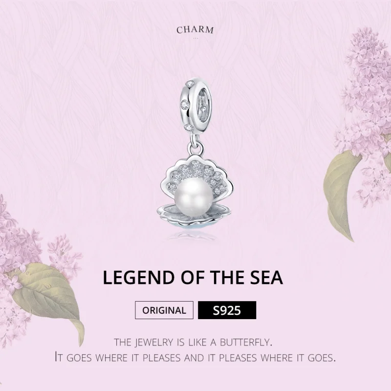 (imagem para) Charm Pendente Lenda do mar estilo Pandora - BSC242 - Visualizar 6