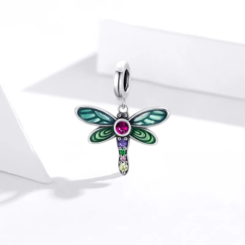 (imagem para) Charm Pendente Libélula brilhante estilo Pandora - SCC1706 - Visualizar 2