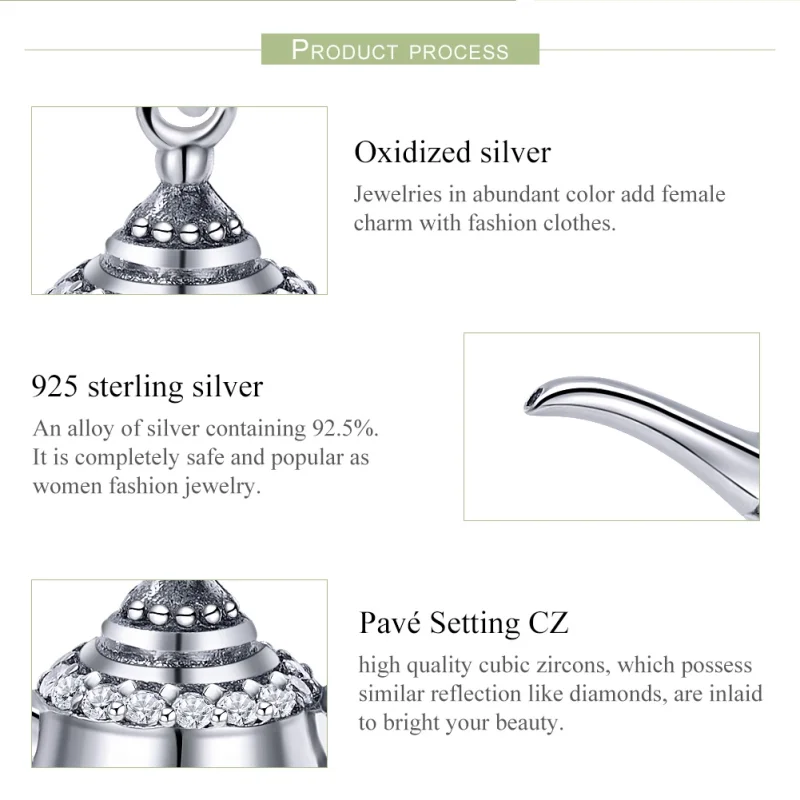 (imagem para) Charm Pendente Lâmpada de Aladim estilo Pandora - SCC703 - Visualizar 7