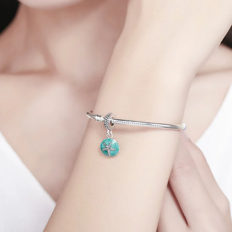 (imagem para) Charm Pendente Mar Azul estilo verão estilo Pandora - SCC136 - Visualizar 7