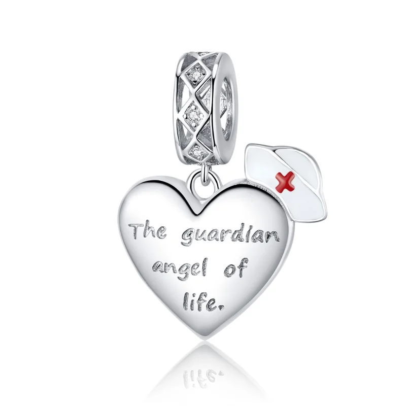 (imagem para) Charm Pendente O anjo da guarda da vida estilo Pandora - BSC307