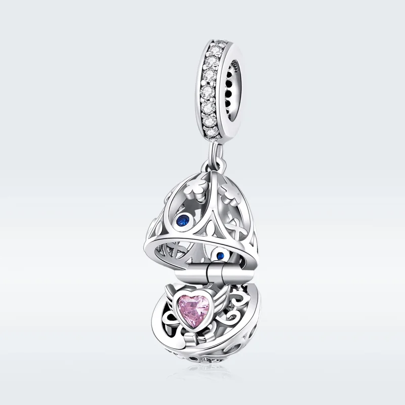 (imagem para) Charm Pendente Ovo De Páscoa Com Tesouro estilo Pandora - SCC1465 - Visualizar 5