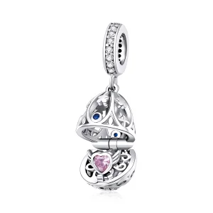 (imagem para) Charm Pendente Ovo De Páscoa Com Tesouro estilo Pandora - SCC1465
