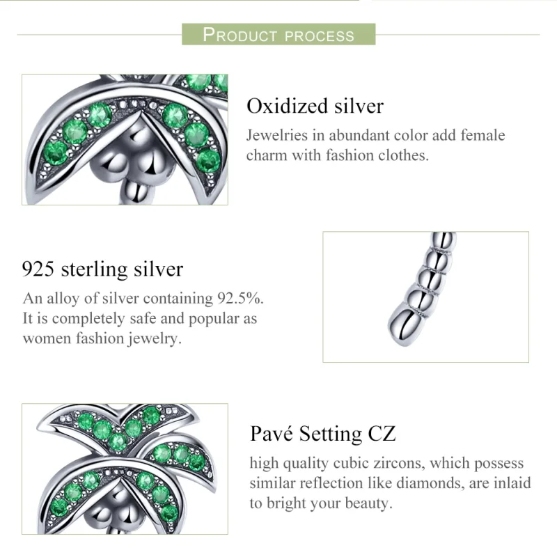 (imagem para) Charm Pendente Palmeira estilo Pandora - SCC697 - Visualizar 7