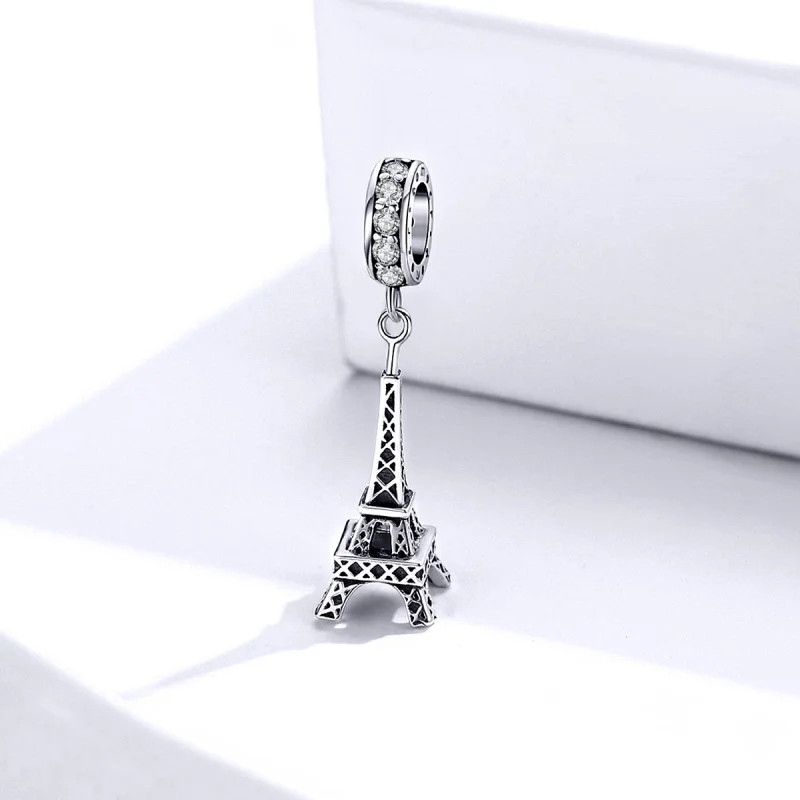 (imagem para) Charm Pendente Paris Torre Eiffel estilo Pandora - BSC154 - Visualizar 2