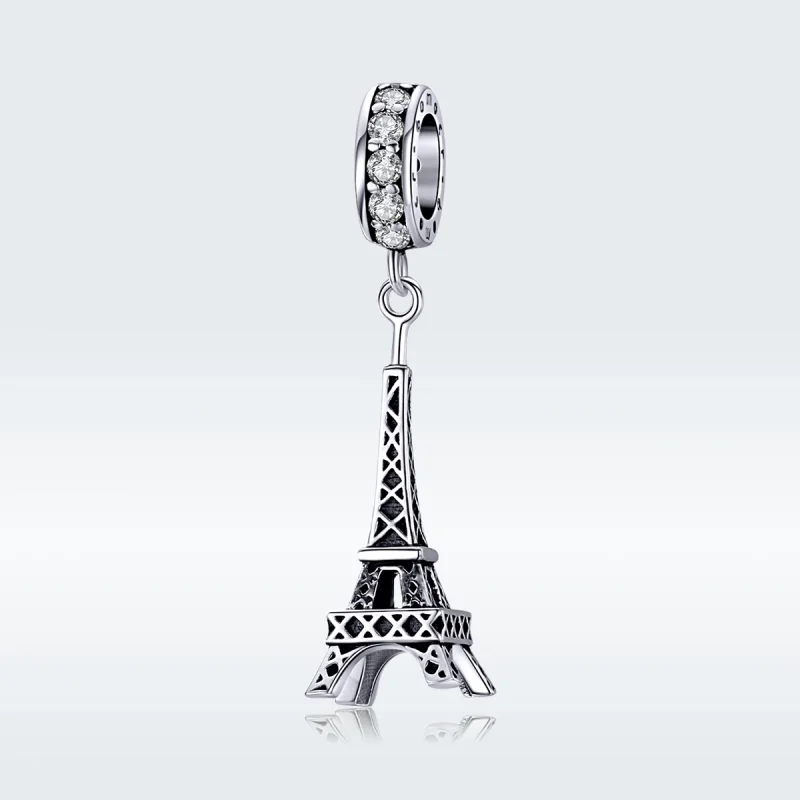 (imagem para) Charm Pendente Paris Torre Eiffel estilo Pandora - BSC154 - Visualizar 5
