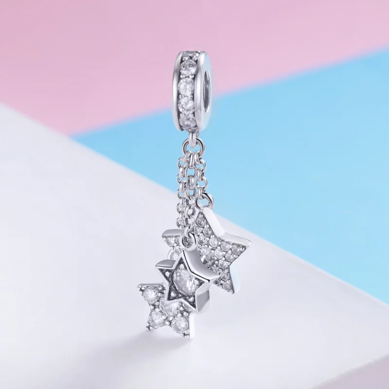 (imagem para) Charm Pendente Pentagramas estilo Pandora - SCC881 - Visualizar 2