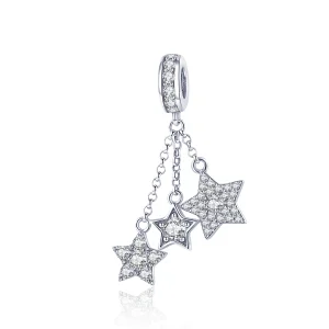 (imagem para) Charm Pendente Pentagramas estilo Pandora - SCC881