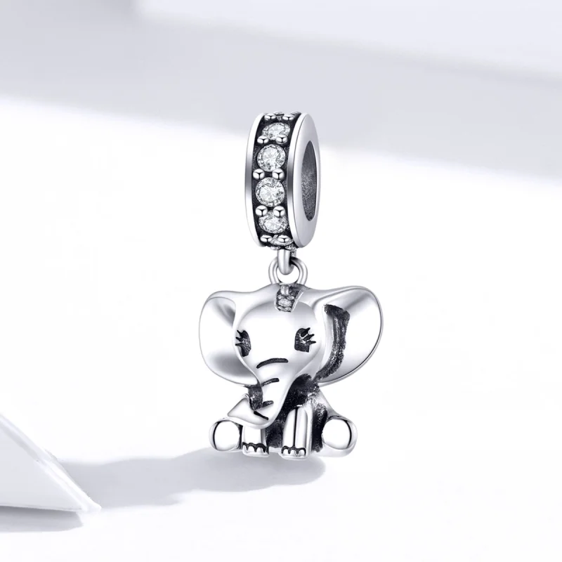 (imagem para) Charm Pendente Pequeno elefante estilo Pandora - SCC1338 - Visualizar 2